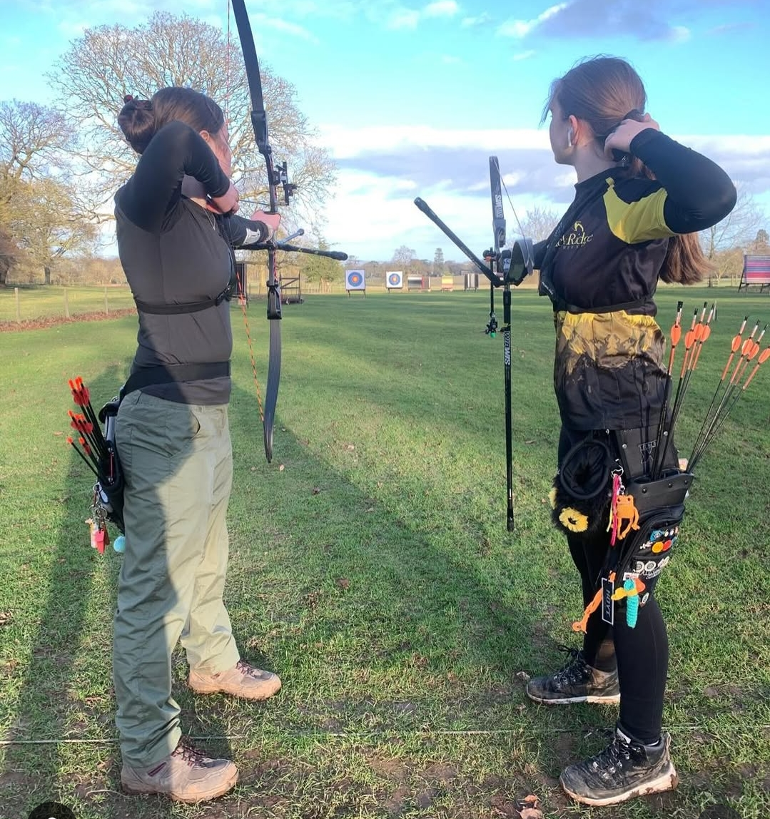 Archery coaching session visual feedback update